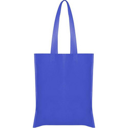 Τσάντα non woven μακρύ χερούλι σκ. μπλε Υ40x36εκ. Δυνατότητα εκτύπωσης