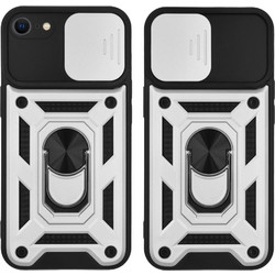 Θήκη Ring Armor CamPro Sonique για Apple iPhone 7 / iPhone 8 / iPhone SE 2020 / iPhone SE 2022 Ασημί - Sonique - Ασημί - iphone 7, iphone 8, iPhone SE 2020, iPhone SE 2022 - Θήκες Πλάτης