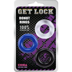 Blush Stay Hard Donut Cock Rings Ελαστικό Δαχτυλίδι Πέους Σιλικόνης Μπλε