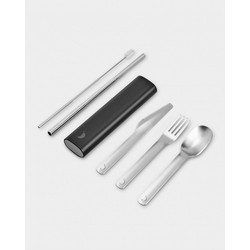 CHILLY'S Cutlery Set Abyss Black, Σετ Μαχαιροπήρουνων Πλήρους Μεγέθους 4 Τεμαχίων - 1σετ