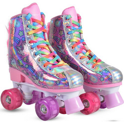 Byox Unicorn Quad Αυξομειούμενα Rollers Παιδικά Μωβ