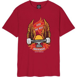 Independent Ride Free T-Shirt Cardinal Red