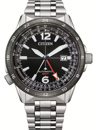 Citizen Promaster Ανδρικό Ρολόι Αυτόματο με Ασημί Μεταλλικό Μπρασελέ NB6046-59E