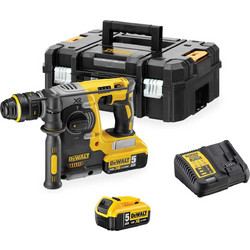 Dewalt DCH274P2 Κρουστικό Κατεδαφιστικό Πιστολέτο Μπαταρίας 400W 18V με 2 Μπαταρίες και SDS Plus