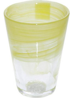 Espiel Σετ Ποτήρια Νερού Γυάλινα Alabaster Κίτρινα 270ml 6τμχ HOR1016K6