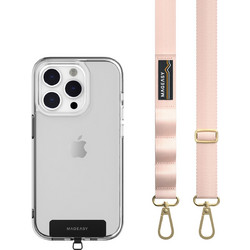 SwitchEasy MagEasy Sling Strap & Strap Card 20mm - Αποσπώμενο Λουράκι Λαιμού για Θήκες Κινητών iPhone - Blossom Pink (MPHIPH159BP23)