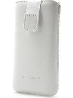 Ancus Θήκη Protect για Apple iPhone SE/5/5S/5C Old Leather Λευκή