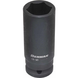 Benman Καρυδάκι Αέρος 1/2" Μακρύ DIN 3129 12mm Μαύρο 70653