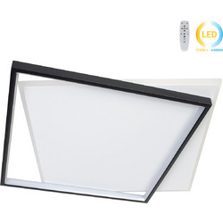 Φωτιστικό οροφής LED 68W 50Χ46Χ5 εκ. μαύρο με controller - GLOBOBOX 602173