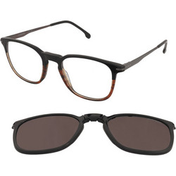 Carrera CA332CS WR7LA Ανδρικός Σκελετός Γυαλιών Οράσεως με Clip-On Κοκάλινος Καφέ