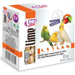 Lolo Pets Πέτρα Ασβεστίου Πουλιών με Μήλο 40gr