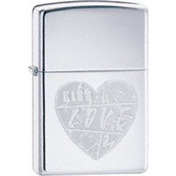ZIPPO FOR THE LOVE OF CHROME