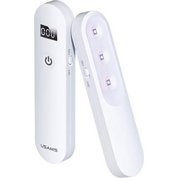 USAMS Λάμπα απολύμανσης UV-C Mini χειρός στεριλιστής λευκός/white ZB159XDD01 (US-ZB159)