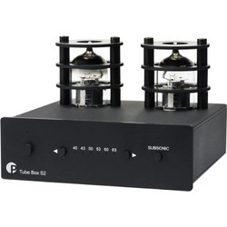 Pro-Ject Audio | TUBE BOX S2 | tube phono preamplifier - black