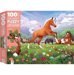 Παιδικό Puzzle Hinkler Touch & Feel Άλογα 100 Κομμάτια