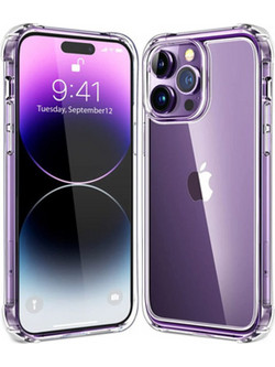 Back Cover Θήκη Σιλικόνης Anti-Shock για iPhone 14 Pro Max Διάφανο