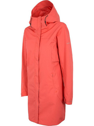 Outhorn Γυναικείο Μπουφάν Χειμωνιάτικο Softshell Μακρύ Πορτοκαλί HOL20-KUDT602-62S