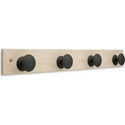 ΚΡΕΜΑΣΤΡΑ ΤΟΙΧΟΥ ΞΥΛΙΝΗ ASH WOOD 4 ΘΕΣΕΩΝ INOFIX 3744 60x488x55MM Μπεζ