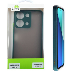 Lime Θηκη Xiaomi Redmi Note 13 4G 6.67'' Hardshell Fusion Full Camera Protection Green With Yellow KEYS