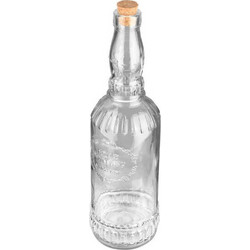 Estia Μπουκαλι Γυαλινο 720ml Με Καπακι Φελλου 01-21849