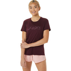 ASICS Run Top Γυναικείο Αθλητικό T-Shirt Καφέ 2012C388-500