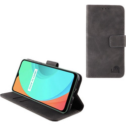 LIME ESSENTIAL ΘΗΚΗ REALME C21 6.5in MAGNET BOOK STAND CLIP GREY