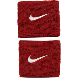 NIKE SWOOSH WRISTBANDS 2 PK VARSITY RED/WHITE
