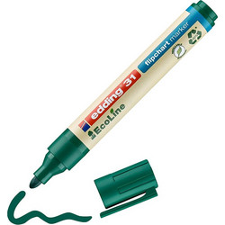 Edding 31 EcoLine Flipchart Marker Green (4-31004) (EDD4-31004)