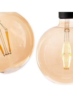 Λάμπα LED 445 lm E27 Κεχριμπάρι Vintage 4 W (15 x 18,5 x 15 cm)