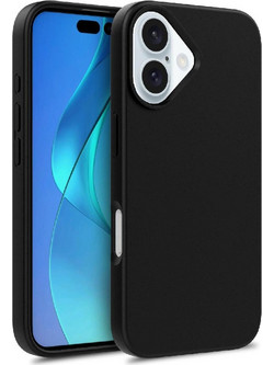 Multiple Color Wheat Bran Case for iPhone 16 Pro Max - Black