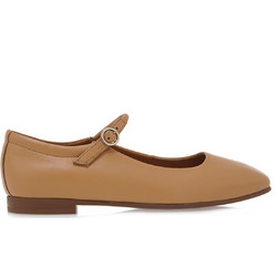 ALPE MARY JANE T140U0901304 - ΚΑΜΗΛΟ ΔΕΡΜΑ 5090 14 02-02 CAMEL SETA