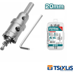 Ποτηροτρύπανο Καρβιδίου Inox / Σιδήρου TOTAL - (Διάφορα Μεγέθη)