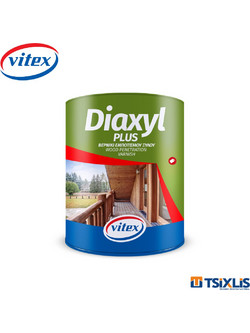 Vitex Diaxyl Plus Βερνίκι Εμποτισμού Ξύλου Έτοιμο προς Χρήση Satin Διάφανο 0.75lt