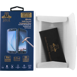 IDOL 1991 GLAMOUR TEMPERED GLASS XIAOMI REDMI NOTE 14 PRO PLUS 5G 6.67in9H 0.30mm FULL COVER 3D FULL GLUE FINGERUNLOCK BLACK+SQU