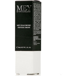 Mey Hyaluronic Peptide Drops Αντιγηραντικό Serum Προσώπου με Υαλουρονικό & Πεπτίδια 30ml