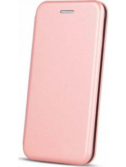 Book Cover Θήκη Δερματίνης για iPhone 12/ 12 Pro Ροζ Χρυσό