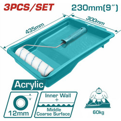 Total Σετ Ρολό με Σκαφάκι 230mm THT81122301