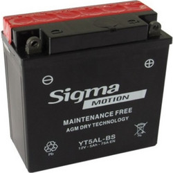 Sigma Μπαταρία Μοτοσυκλέτας YT5AL-BS 5Ah