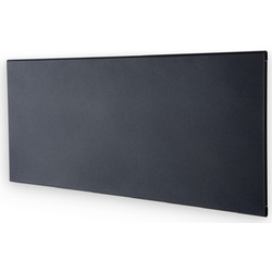 Adax Neo H 12 KWT Pearl Black Θερμοπομπός Τοίχου 1200W με Θερμοστάτη και WiFi