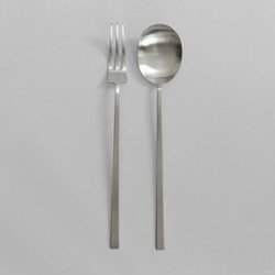Σετ Σερβιρίσματος Σαλάτας Kogei Brushed Steel Ατσάλι 101 Copenhagen