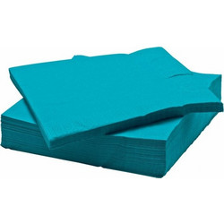 Party Χαρτοπετσέτες Powder Blue 33x33εκ 16 Τμχ (U90972)