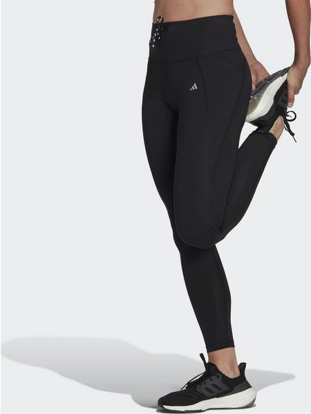 Adidas Running Essentials Γυναικείο Κολάν Μακρύ Ψηλόμεσο Μαύρο HS5464