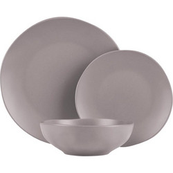 Berlinger Haus Taupe Collection Σετ Πιάτα Φαγητού Κεραμικά Γκρι 18τμχ BH-10023