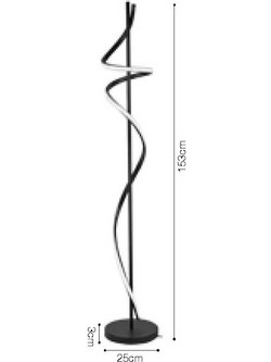 Inlight 45032-Black Φωτιστικό δαπέδου