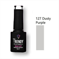 Trendy Soak Off 127 Dusty Purple Ημιμόνιμο Βερνίκι Νυχιών 6ml