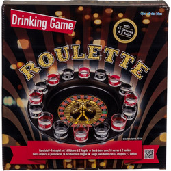 Drinking game Roulette with 16 glasses & 2 balls