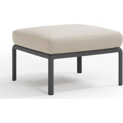 Komodo pouf ref.369 σκαμπό 02 - Anthracite 72x72x47,5(47,5)cm