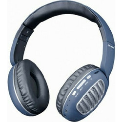 Moveteck CT978 Ασύρματα Bluetooth Ακουστικά Over Ear Μπλε