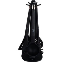 Berlinger Haus Σετ Εργαλεία Κουζίνας 6 Τεμαχίων με Βάση, Black Rose Collection BH-8617 - Berlinger Haus