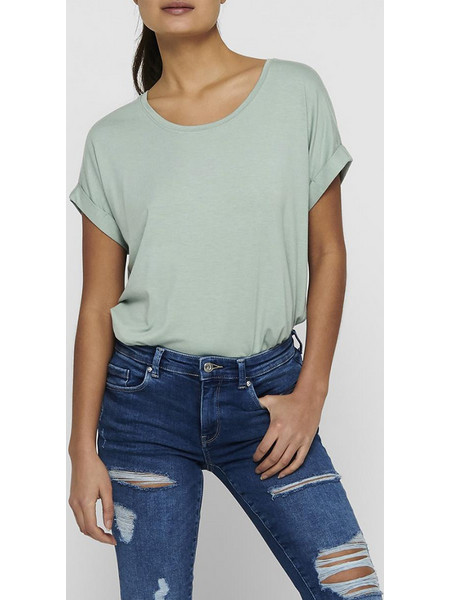 ONLY ONLMOSTER S/S O-NECK TOP NOOS JRS. 15106662-Jadeite MintGreen